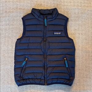 Patagonia Toddler Puffer Vest - Navy Blue
